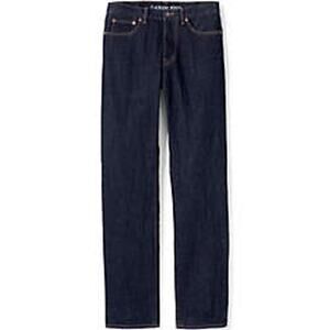 Lands’ End Men’s 5 Pocket Denim Jeans – Traditional Fit – Size 35